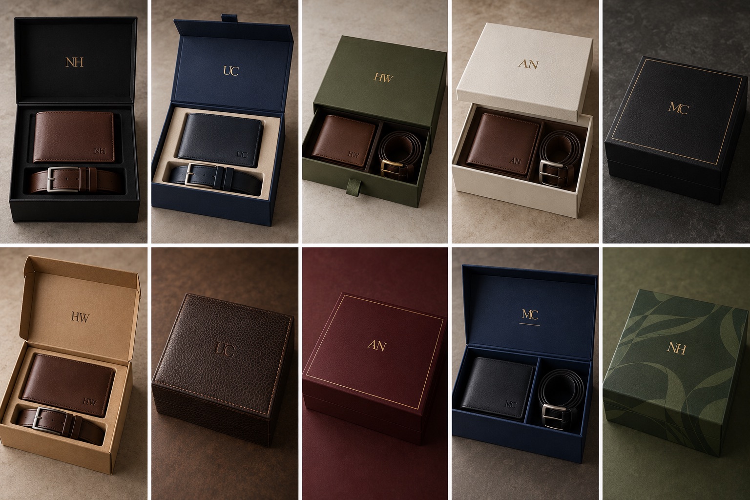 Concept mockup for Classic Rigid Box